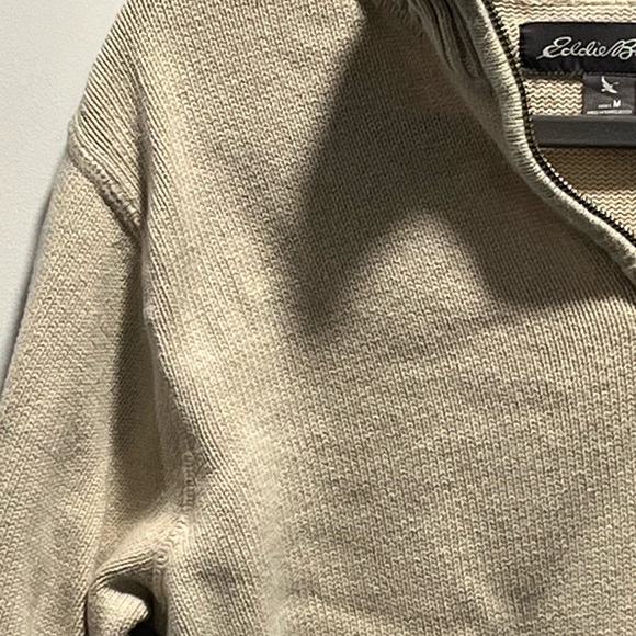 Eddie Bauer Men’s Quarter Zip Sweater – Medium - Picture 3 of 14